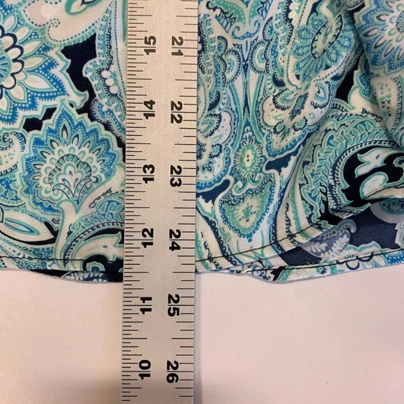 Gigi‎ Parker Women's Paisley Ruffle Sleeveless Tank Top Size S NWT - Picture 13 of 13